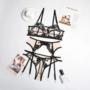 Lace Patchwork Lingerie Set - Image 4
