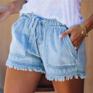 Fashion Sexy High Waist Skinny Slim Denim Shorts
