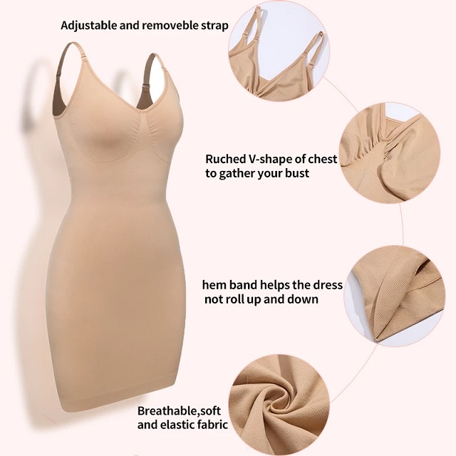 Cheap Women Seamless Control Slips Underdress Body Shaper Slimming