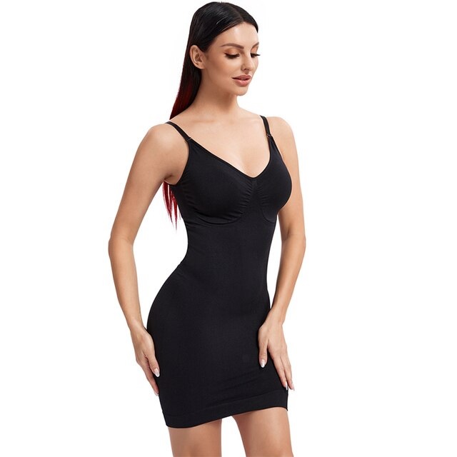 Shapewear Slip Dress for Women Tummy Control Full Slip Under Dresses Body  Shaper