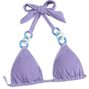 Round Rings Bikini Set Halter Bra Swimwear - Image 6