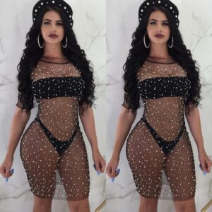 Bikini Cover Up Dress Swimwear Swimsuit - Image 2
