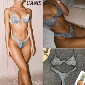 Micro Bikini Shining Swimwear Swimsuit - Image 4