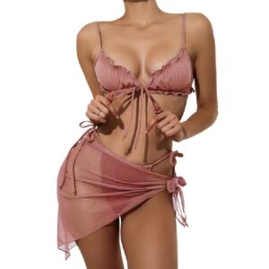 Sexy Push-up Bra Bikini Swimsuit Swimwear - Image 3