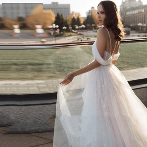Sweetheart Off Shoulder Bride Party Gown - Image 2