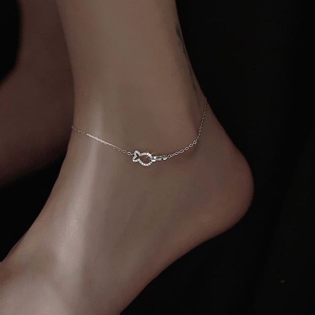Kiss Fish Anklet For Women