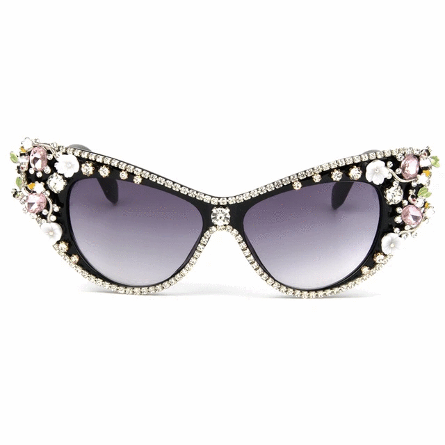 Luxury Brand Jewelry Decoration Sunglasses