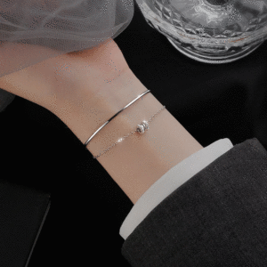 Simple Small Waist  Double-Layer Bracelet - Image 3