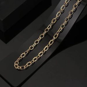 925 Sterling Silver 14K Gold Plated Chain - Image 4