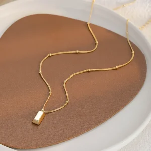 Pendant Jewelry Gift Fine Link Chain Metal Party Necklace - Image 4