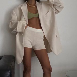 Casual Skinny Fitness High Waist Bandage Push Up Workout Shorts - Image 6