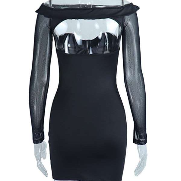 Black Sweetheart Neck Sexy Sleeveless Pencil Bodycon Dresses - Image 9