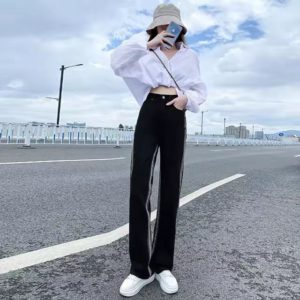 Retro High Waist Harajuku Vintage Black Jeans