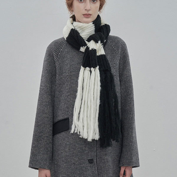 Attractive Stripes Fiber Winter Warm Long Scarves - Image 5