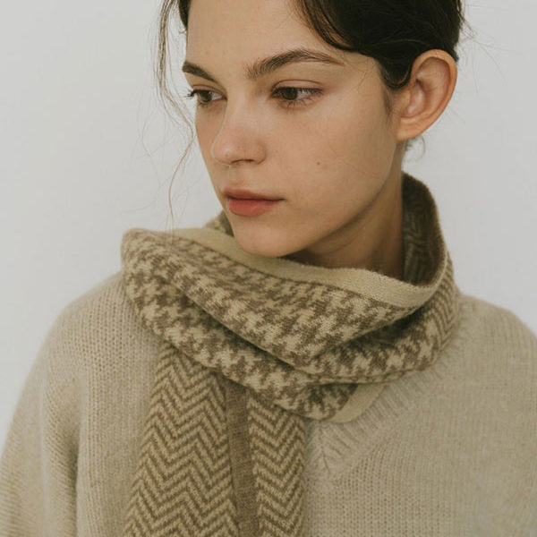 Beautiful Geometric Fiber Winter Warm Long Scarves - Image 6