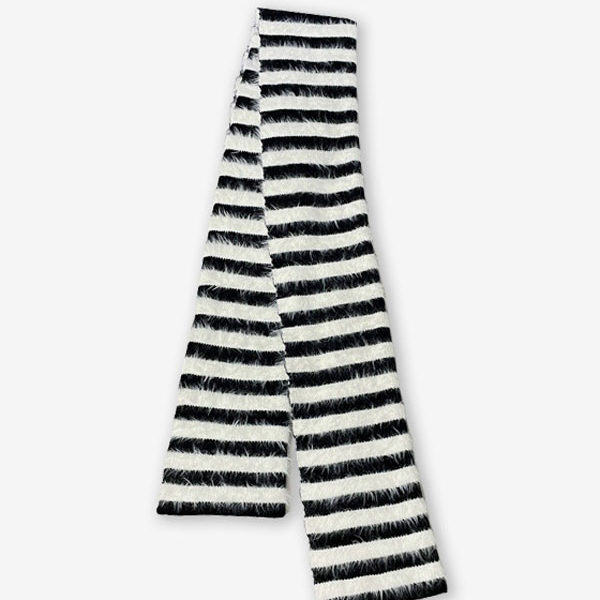 High Quality Stripes Fiber Winter Warm Long Scarf - Image 3