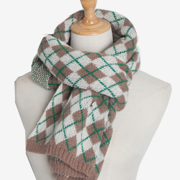 Attractive Christmas Pattern Winter Warm Acc Scarves - Image 4