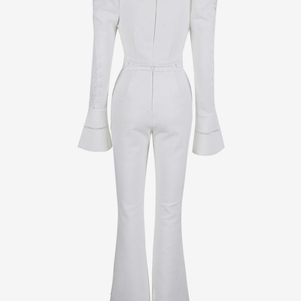 Top And Pant Set Long Sleeve Bridal Wedding Two Piece Sets - Image 5