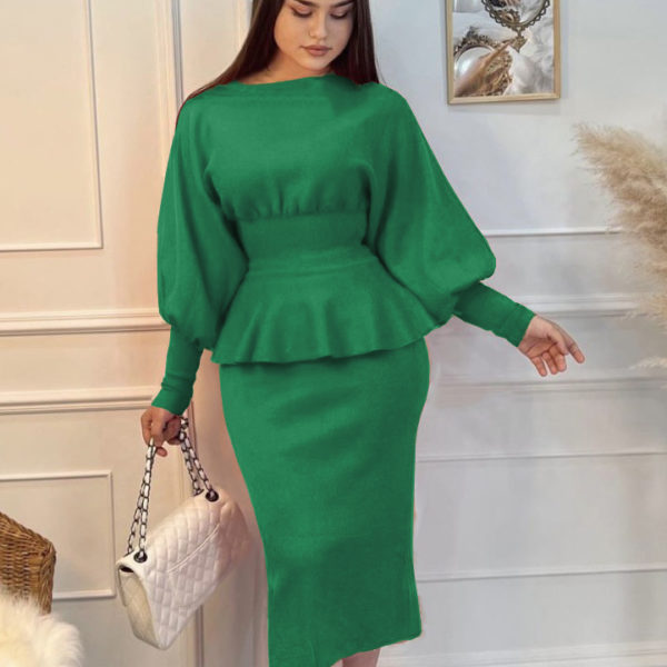 Women's Clothing Skirt Set Rose Casual Street Wear Two Pieces Set