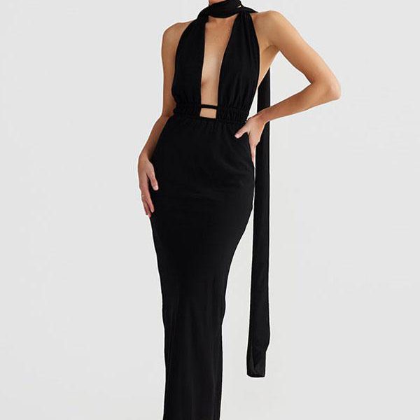 Bodycon Dresses Zebra Print As Image Straps Neck Lace Up Irregular Sexy Sleeveless Pencil Dress