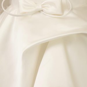 Wedding Dress Strapless Pleated Satin Wedding Gown Free Customization - Image 8