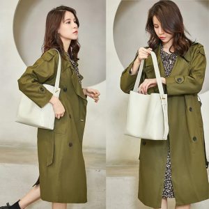 High Quality Bucket Solid Bag Split Leather Luxury One-shoulder Commute Tote High-capacity Handbag