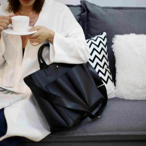 Pu Leather Famous Brands Casual Big Tote Vintage laptop Handbags - Image 3