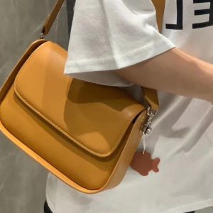 Small Square Fashion All-match Shoulder Messenger Leather luxury bag - Image 2