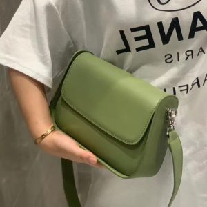 Small Square Fashion All-match Shoulder Messenger Leather luxury bag - Image 8