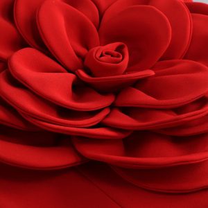 Women's Strapless Open Back Large Flower Tight Mini Dress Elegant Celebrity Party Dress - Image 7