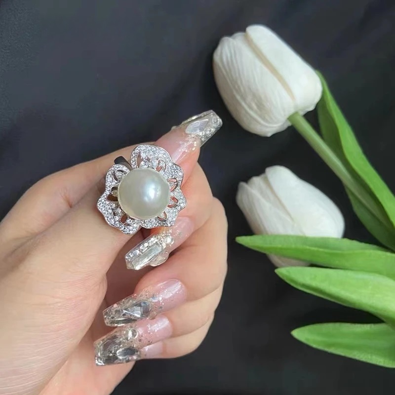 Luxury Vintage French Fold Sense Pearl Ring For Women Small Design, Cold  Wind, Senior Size, Open Finger Design Ideal For Class Thumb Rings For Women  And Promotions Model 01 From Yanzixiaoyao, $15.98 |