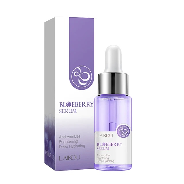 LAIKOU Serum Blueberry Essence Anti-Aging Whitening Anti Wrinkle Face Serum Care Skin