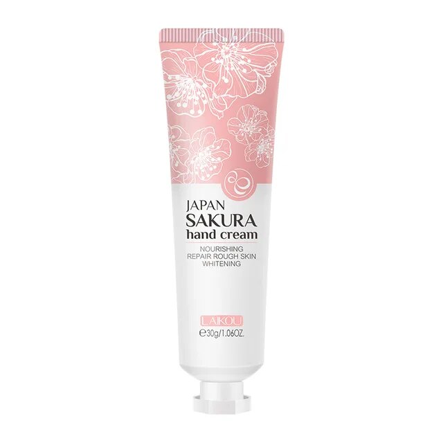 Sakura Hand Cream Moisturizing Anti-chapping Repair Soften Skin Whitening Hand Cream Winter Anti-crack Skin Care