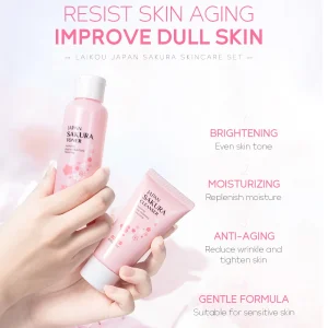 Sakura Skin Care Sets Cosmetics Face Care Eyes Care Skincare