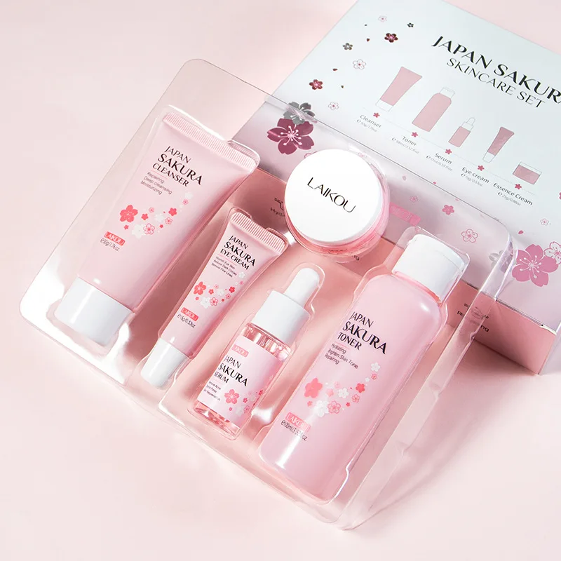 Sakura Skin Care Sets Cosmetics Face Care Eyes Care Skincare