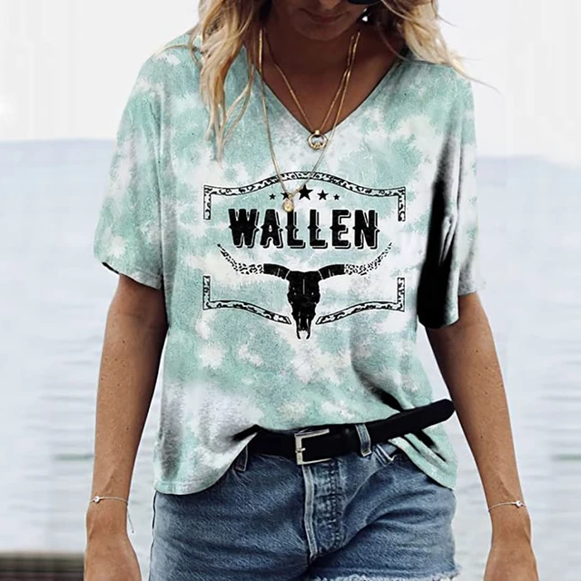 Chic Oversized V-Neck T-Shirt – Casual Style for Spring
