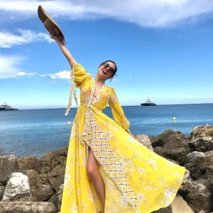 Classic Swimsuit Cover-Up Tunic Dress - Image 2