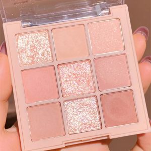 Premium Multi Finish 9-Color Eyeshadow Ensemble for Sophisticated Looks - Image 2