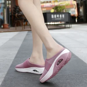 Sneakers Air Cushion Women Walking Platform Shoes - Image 2