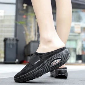 Sneakers Air Cushion Women Walking Platform Shoes - Image 4