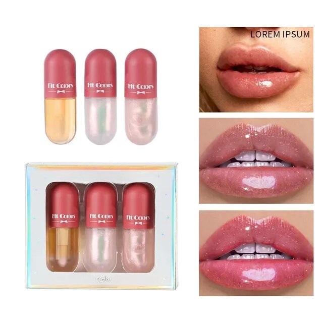 Sophisticated Velvet Lips 3Pcs Non-stick Matte Liquid Lipstick for Enduring Elegance