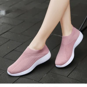 Women Casual Walking Shoes Lightweight Breathable Mother Footwear - Image 2