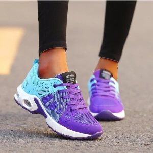 Women Outdoor Sports Casual Running Shoes Thick Bottom Platforms - Image 3