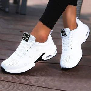 Women Outdoor Sports Casual Running Shoes Thick Bottom Platforms - Image 2