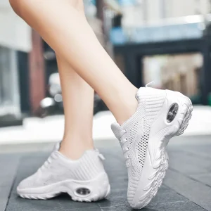 Women Running Shoes Sneakers Breathable Socks Shoes - Image 3