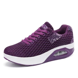 Women Sneakers Shoes Height Increasing Wedges Shoes - Image 4