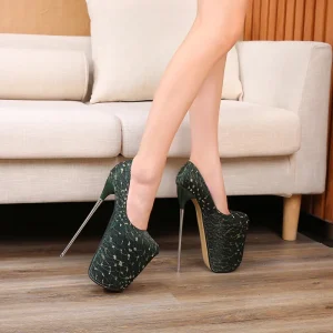 Almond Executive Floret Petal Propel Pumps - Image 3