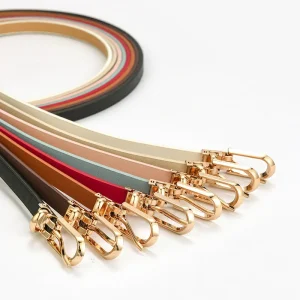 Candy Color Thin Belt Pants Jeans Dress Belt Alloy Pin Buckle Waistband's Adjustable