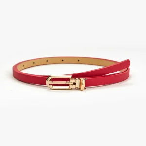 Candy Color Thin Belt Pants Jeans Dress Belt Alloy Pin Buckle Waistband's Adjustable - Image 7