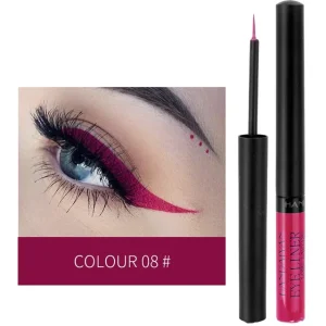 Colors Matte Liquid Eyeliner Smudging Lasting Colorful Eye Liner - Image 7
